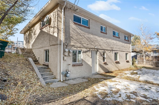 view of rear view of property