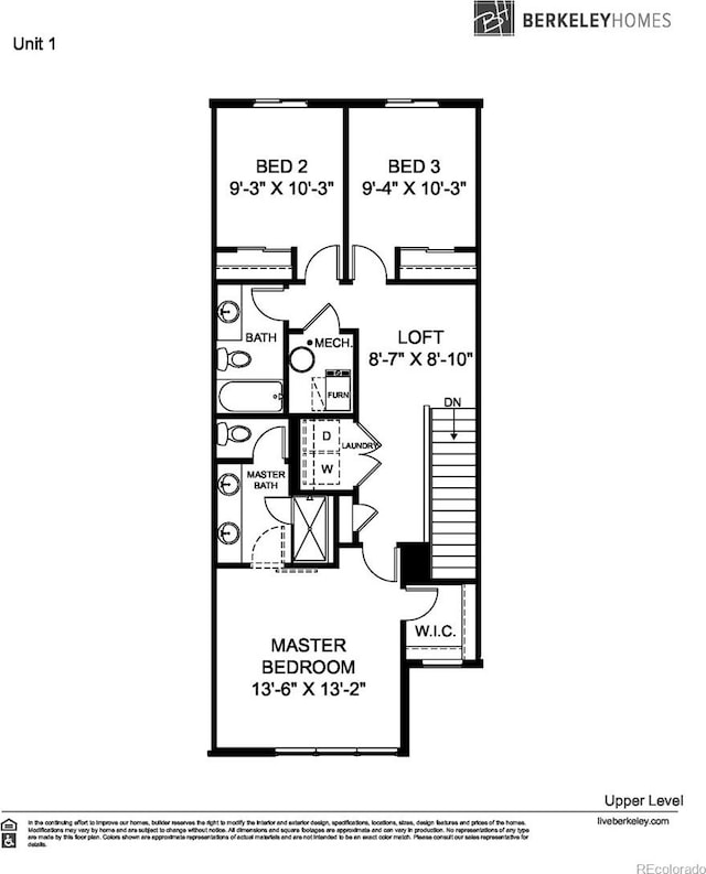 9445 W 58th Cir Unit B, Arvada, CO 80002 - view of home floor plan