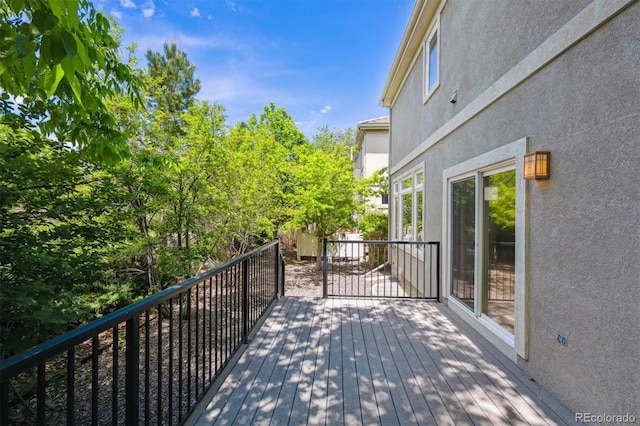 11969 E Lake Cir, Greenwood Village, CO 80111 - view of wooden terrace