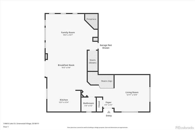 11969 E Lake Cir, Greenwood Village, CO 80111 - room layout