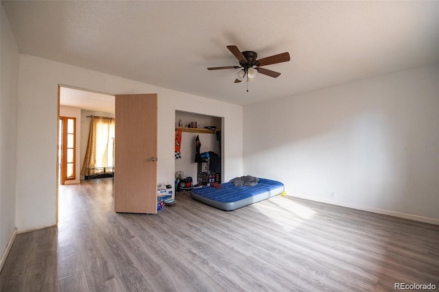 612 W Bijou Ave, Fort Morgan, CO 80701 - bedroom with wood finished floors and ceiling fan