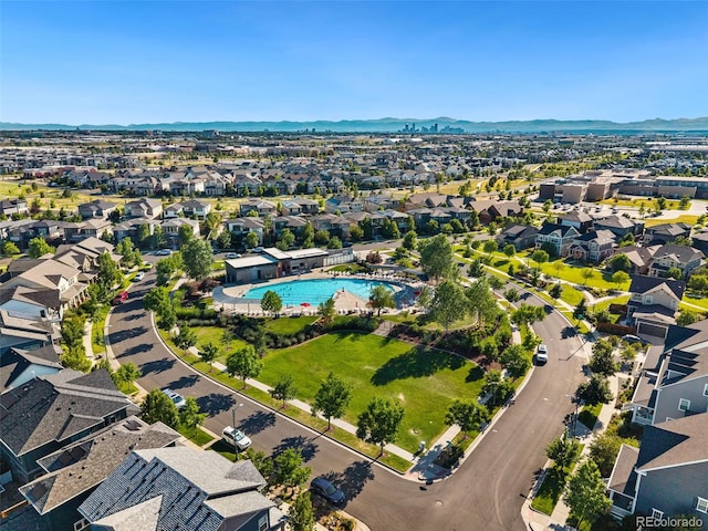 5068 Yosemite Ct, Denver, CO 80238 - aerial view of property and surrounding area with nearby suburban area