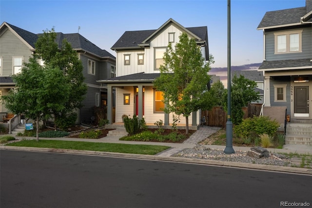 5068 Yosemite Ct, Denver, CO 80238 - view of front of house featuring board and batten siding