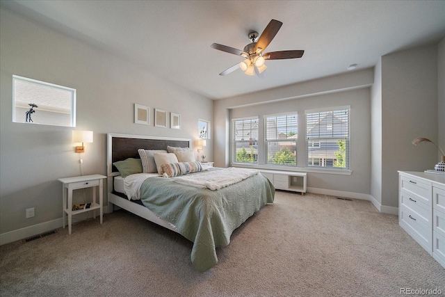 5663 W 96th Ave, Westminster, CO 80020 - bedroom featuring light carpet and a ceiling fan