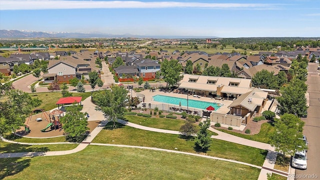 5663 W 96th Ave, Westminster, CO 80020 - aerial view of residential area with a pool area