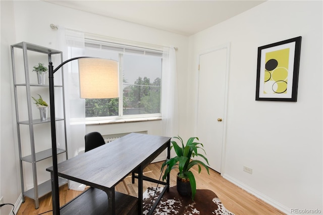 85 N Grant St Unit 27, Denver, CO 80203 - home office featuring light wood-style floors and baseboards