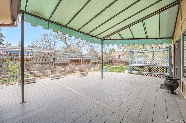 8095 E Lehigh Ave, Denver, CO 80237 - deck with a fenced backyard