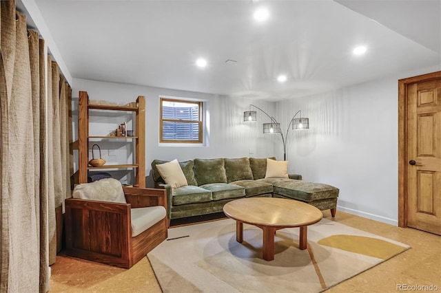 23646 Genesee Village Rd, Golden, CO 80401 - living room featuring recessed lighting and baseboards