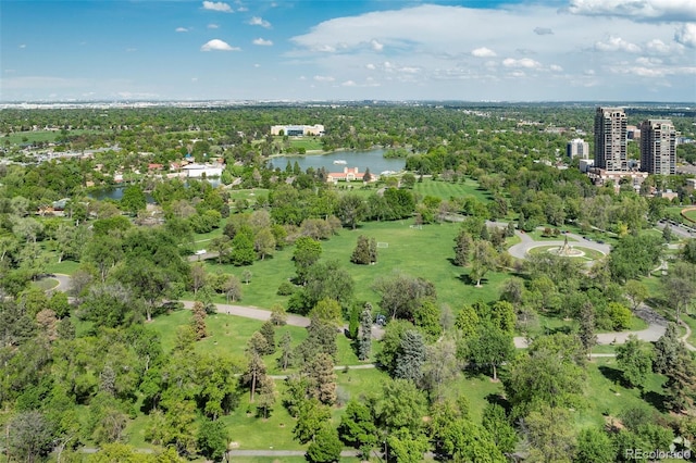 1642 N Lafayette St Unit 5, Denver, CO 80218 - bird's eye view of a large body of water and a tree filled landscape