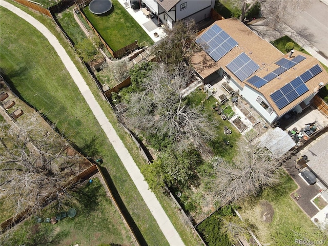 drone / aerial view