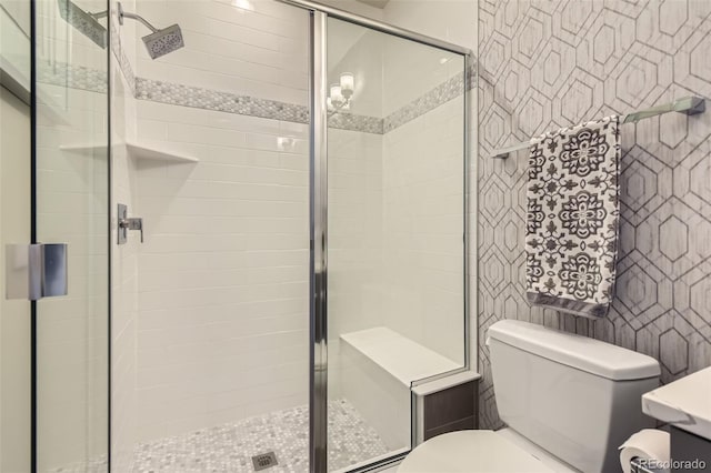 10119 Bellwether Ln, Lone Tree, CO 80124 - full bath with a shower stall and toilet