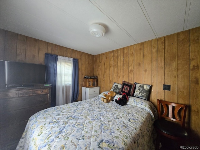 602 Vine St, Salida, CO 81201 - bedroom featuring wood walls