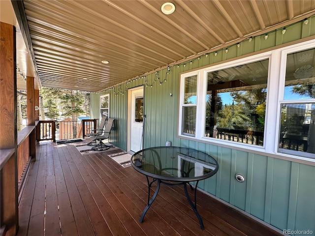 2945 Forbes Park Rd, Fort Garland, CO 81133 - view of wooden porch