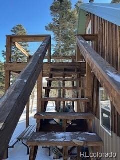 2945 Forbes Park Rd, Fort Garland, CO 81133 - view of wooden terrace