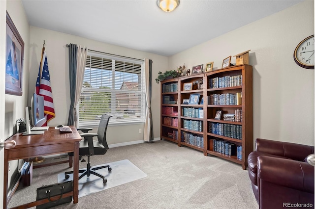 9957 Quintero St, Commerce City, CO 80022 - carpeted home office with baseboards