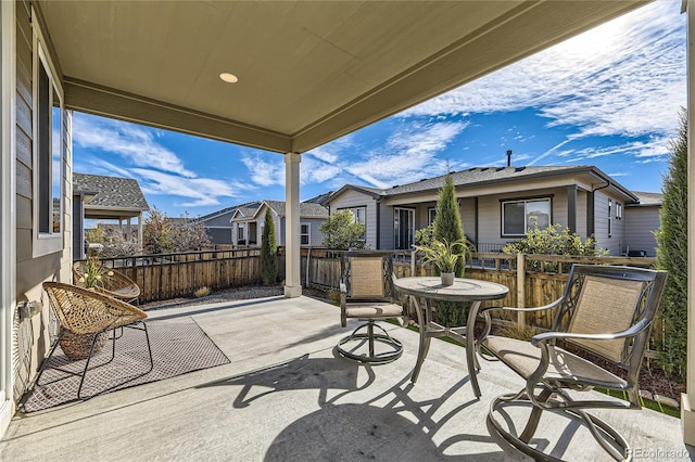 view of patio / terrace