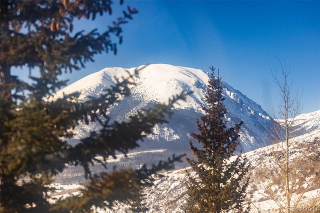 view of mountain feature