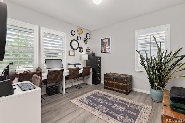 16486 W 94th Dr, Arvada, CO 80007 - office area featuring wood finished floors