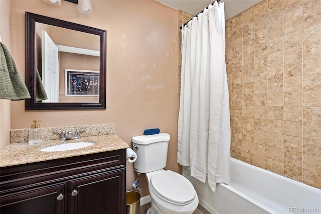 16486 W 94th Dr, Arvada, CO 80007 - full bathroom featuring vanity and shower / bath combo with shower curtain