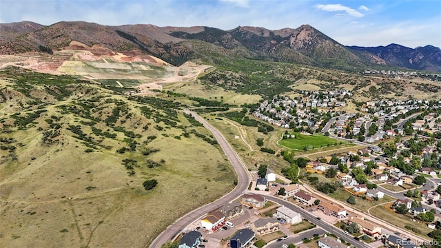 2480 Allegheny Dr, Colorado Springs, CO 80919 - aerial view of property's location featuring mountains