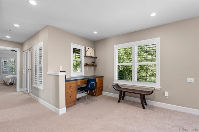 7746 E Severn Pl, Denver, CO 80230 - office area with light carpet and recessed lighting