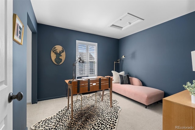 7746 E Severn Pl, Denver, CO 80230 - carpeted bedroom featuring an office area and baseboards