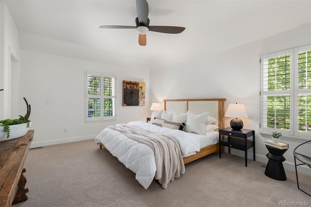 7746 E Severn Pl, Denver, CO 80230 - bedroom with carpet floors and a ceiling fan