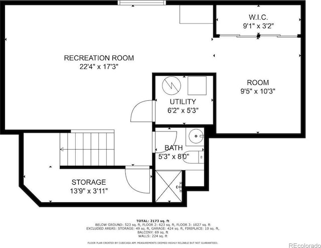 7746 E Severn Pl, Denver, CO 80230 - view of home floor plan