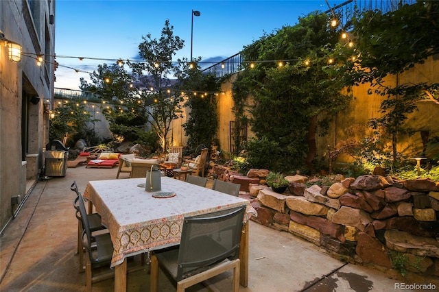 2000 Little Raven St Unit 1B, Denver, CO 80202 - view of patio / terrace featuring outdoor dining area