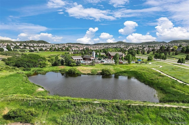 2320 Morningview Ln, Castle Rock, CO 80109 - view of home's community featuring a water and mountain view and a residential view