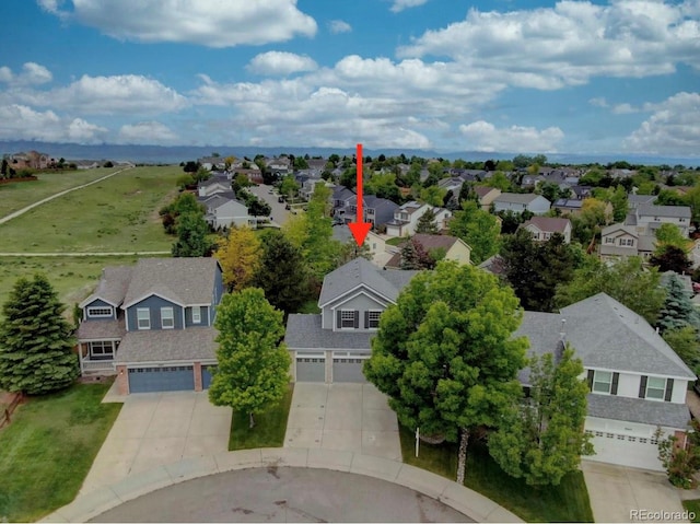 9079 Garnet St, Highlands Ranch, CO 80126 - aerial perspective of suburban area