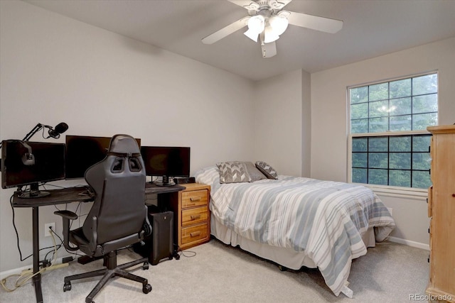 9079 Garnet St, Highlands Ranch, CO 80126 - bedroom featuring multiple windows, baseboards, and light carpet