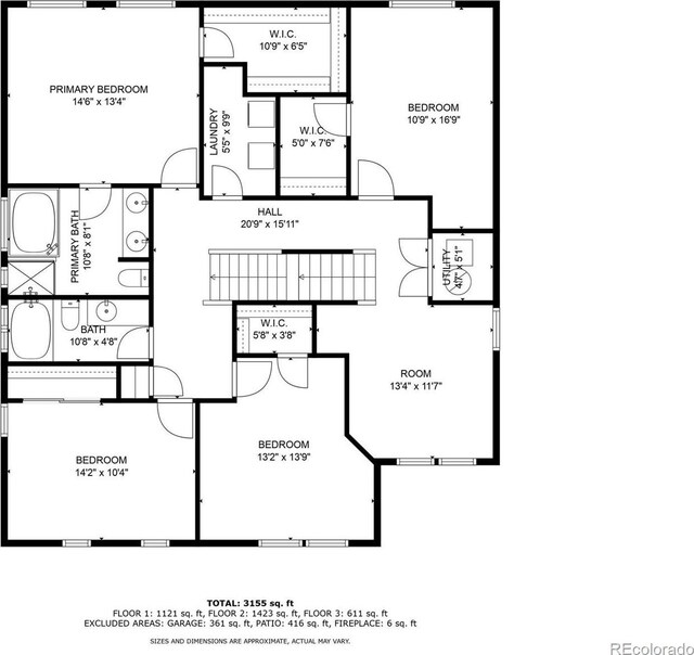 7963 Bonfire Trl, Fountain, CO 80817 - room layout