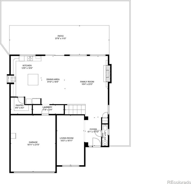 7963 Bonfire Trl, Fountain, CO 80817 - property floor plan