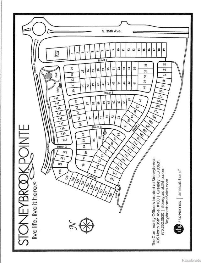 431 N 35th Ave Unit 51, Greeley, CO 80631 - map showing property parcels