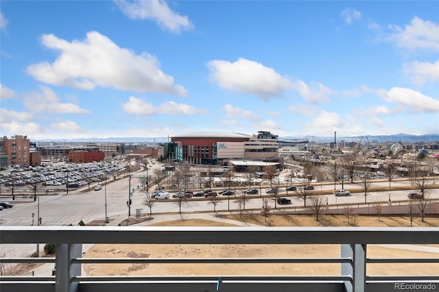 exterior space featuring a city view