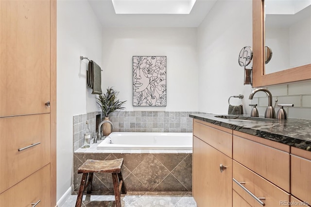 11 S Albion St, Denver, CO 80246 - full bath with a garden tub and vanity