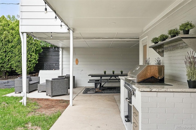 11 S Albion St, Denver, CO 80246 - view of patio with area for grilling