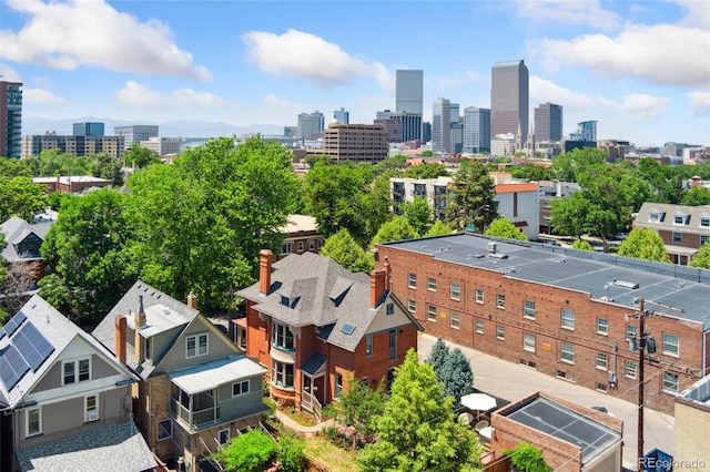 1154 N Clarkson St, Denver, CO 80218 - drone / aerial view of city skyline