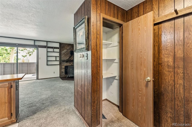 675 Straight Creek Dr Unit 301, Dillon, CO 80435 - hall with carpet flooring and a textured ceiling