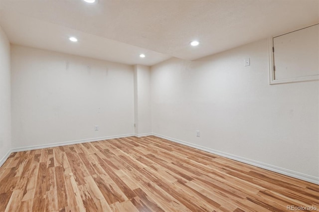 13457 Glen Cir, Broomfield, CO 80020 - empty room featuring recessed lighting and light wood-type flooring