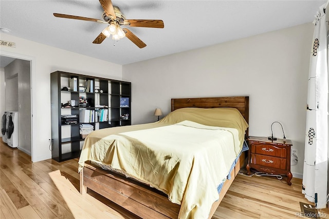 2659 S Halifax St, Aurora, CO 80013 - bedroom with wood finished floors and ceiling fan