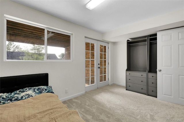 2659 S Halifax St, Aurora, CO 80013 - carpeted bedroom with french doors and access to exterior