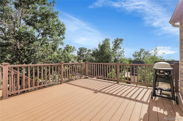 2659 S Halifax St, Aurora, CO 80013 - wooden deck featuring grilling area