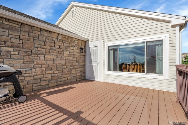 2659 S Halifax St, Aurora, CO 80013 - wooden terrace featuring grilling area