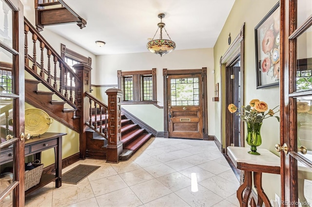 view of entrance foyer