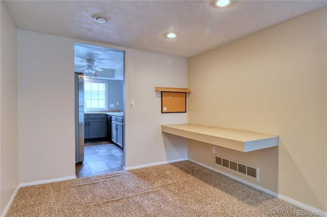 10320 E Jewell Ave Unit 63, Aurora, CO 80247 - unfurnished room with carpet floors, baseboards, ceiling fan, and recessed lighting