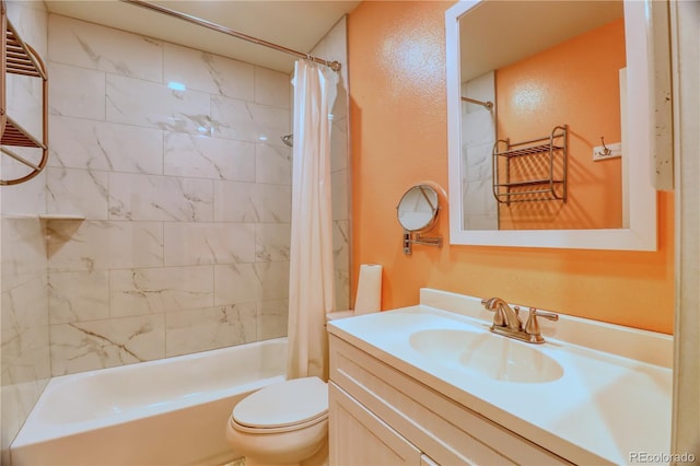 10320 E Jewell Ave Unit 63, Aurora, CO 80247 - bathroom featuring shower / bathtub combination with curtain, toilet, and vanity