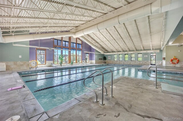 view of indoor pool