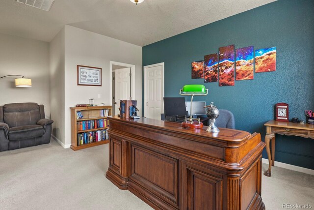 3973 Palmer Ridge Dr, Parker, CO 80134 - home office with light carpet